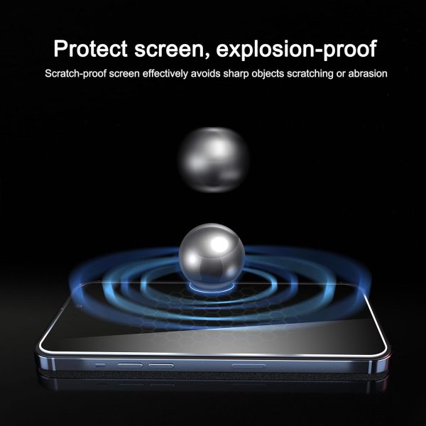 Ailun 3 Pack Screen Protector for iPhone 15 Pro Max [6.7 inch] + 3 Pack Camera Lens Protector with Installation Frame,Sensor Protection,Dynamic Island Compatible,Case Friendly Tempered Glass Film - Image 6