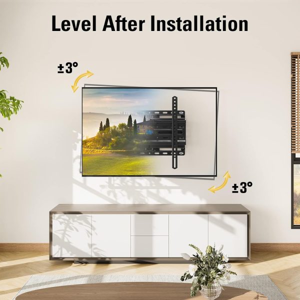 Mounting Dream TV Wall Mount for 32-65 Inch TV, TV Mount with Swivel and Tilt, Full Motion TV Bracket with Articulating Dual Arms, Fits 16inch Studs, Max VESA 400X400 mm, 99lbs, MD2380 - Image 5