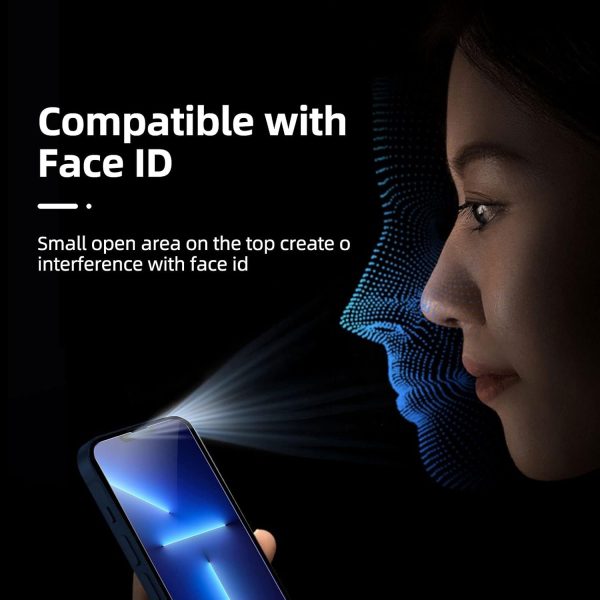 NEW'C 3 Pack Designed for iPhone 14, 13, 13 Pro (6.1") Screen Protector Tempered Glass, Case Friendly Anti Scratch Bubble Free Ultra Resistant - Image 7