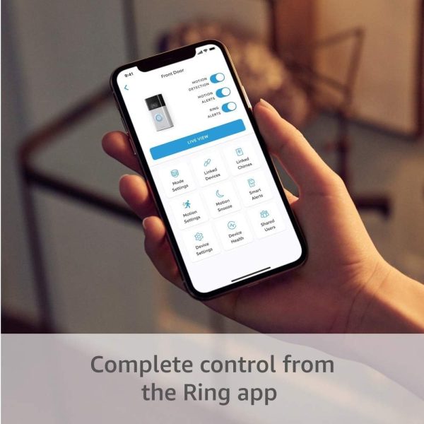 Ring Video Doorbell - 1080p HD video, improved motion detection, easy installation (2020 release) – Satin Nickel - Image 5