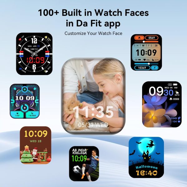 Smart Watch, 1.85" Smartwatch for Men Women (Answer/Make Call), IP68 Waterproof Fitness Tracker, 120+ Sport Modes, Heart Rate, Sleep Monitor, Pedometer, Spo2, Activity Tracker for Android iOS (Black) - Image 3